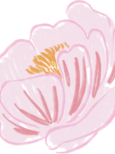 3D Стикер на телефон «Розовый цветок», объёмный, 3 см