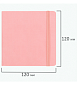 Скетчбук «BRAUBERG ART CLASSIC», 12 х 12, розовый, 80 листов, превью фото 2