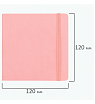 Скетчбук BRAUBERG «Art Classic» розовый, 80 листов, 12 х 12 см, превью фото 4