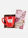 Подарочный набор с красной большой кружкой «Люблю тебя p***etz» и шоколадом, превью фото 1