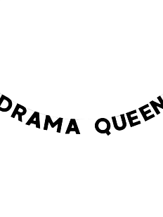 Гирлянда «DRAMA QUEEN»