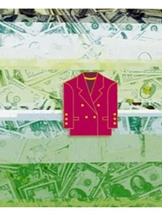 Металлический значок Heart of Moscow «Малиновый пиджак» серия 90-е