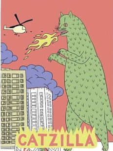 Картхолдер двухсторонний «Catzilla», розовый