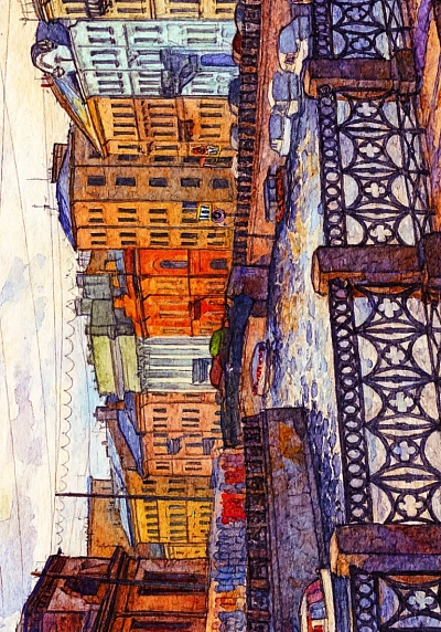 Картхолдер двойной DARI DARI «Набережная канала Грибоедова», экокожа, фото 1.