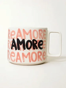 Кружка ручной работы РУКИ В ГЛИНЕ «Amore», керамика, 450 мл