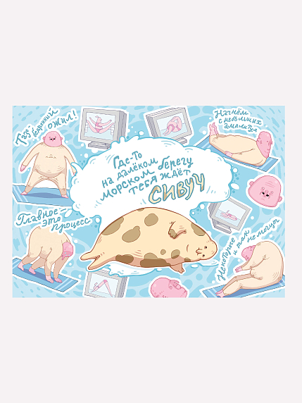 Открытка ШКЯ «Сивуч», фото 1.