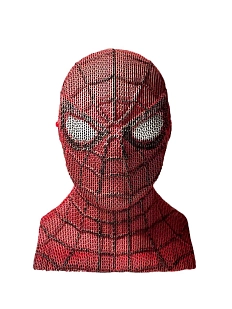 Собранный картонный бюст 3D «Человек-Паук»