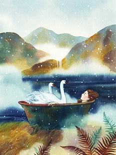 Постер интерьерный Анна Спешилова «Безмятежность», А3