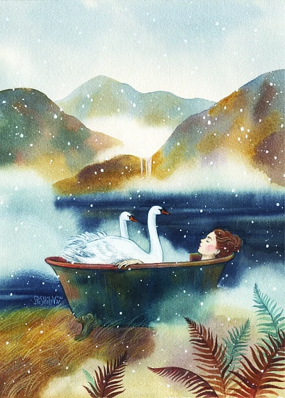 Постер интерьерный Анна Спешилова «Безмятежность», А4, фото 1.