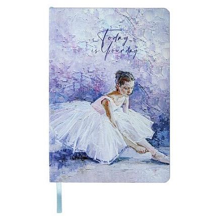 Блокнот «Ballet», А5, 80 листов, голубой, фото 7.