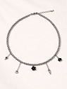 Чокер из тёмного гематита с подвесками «Цветочки» Migette, превью фото 2