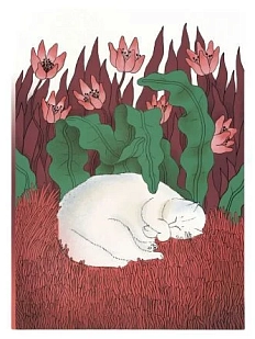 Скетчбук Валя Карнавалова «Белый кот», А5, 200 страниц