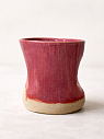 Стакан ручной работы, тёмно-розовый, керамика, 400 мл, превью фото 2