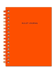 Блокнот-органайзер Bullet Journal, оранжевый, А5