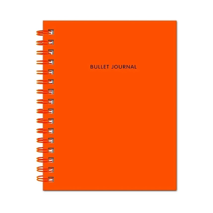 Блокнот-органайзер Bullet Journal, оранжевый, А5, фото 1.