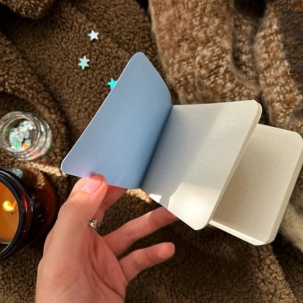 Блокнот «Решения» в точку, 12 х 8,5 см, 30 листов, коричневый, фото 3.