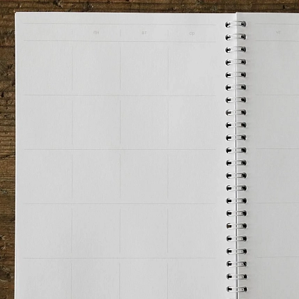 Ежедневник на пружине Mitrozhe «Мудрое сердце», А5, 50 листов, коричневый, фото 4.