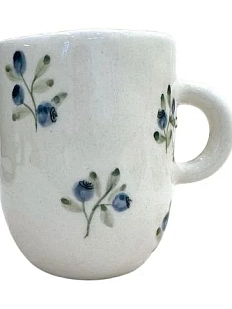 Кружка ручной работы Верба керамика «Черника», керамика, 350 мл
