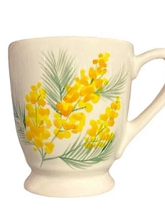 Кружка ручной работы Верба керамика классика «Мимоза», керамика, 250 мл