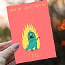 Открытка «Come on, baby, light my fire!», превью фото 2