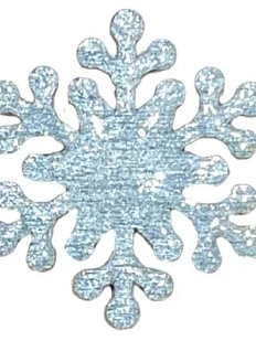 Брошь «Снежинка», серебристая, дерево