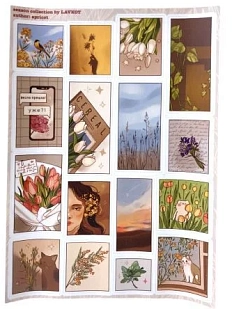 Стикерпак Лавкот «Весенние картиночки», А5