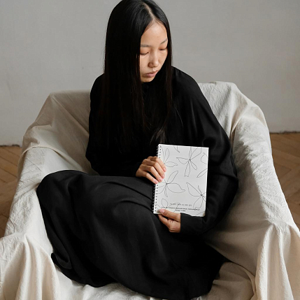 Ежедневник на пружине Mitrozhe «Если вы говорите хорошие вещи», А5, 50 листов, бежевый, фото 8.