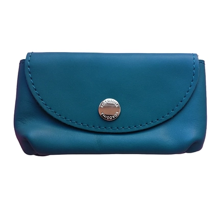 Ключница ручной работы, Kokosina bags, натуральная кожа, индиго, фото 1.