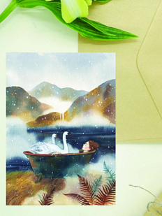 Открытка Анна Спешилова «Безмятежность», односторонняя