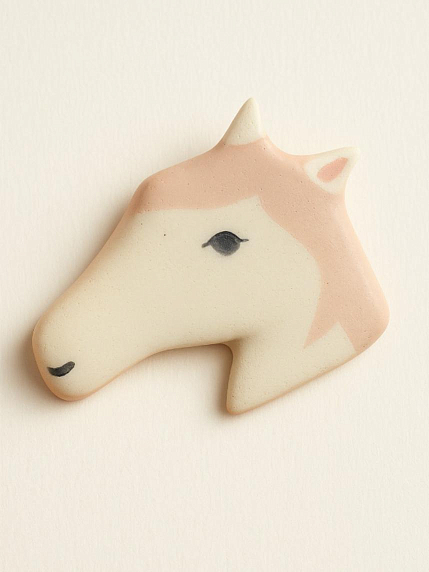 Брошь ручной работы «Лошадь», фото 1.