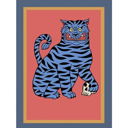 Скетчбук Валя Карнавалова «Синий тигр», А5, 200 страниц, фото 1.