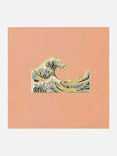 Металлический значок Heart of Moscow «Хокусай (Большая волна в Канагаве)» серия Пушкинский музей