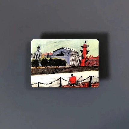 Магнит Подписные изделия «Стрелка Васильевского острова», фото 2.