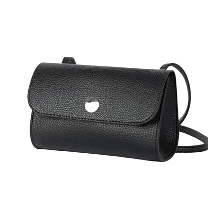 Сумка ручной работы «Roll», Kokosina bags, искусственная кожа, чёрный, фото 2.