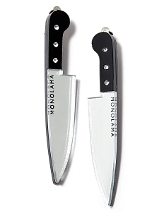 Серьги-гвоздики Monolama «Ножи» малые, оргстекло