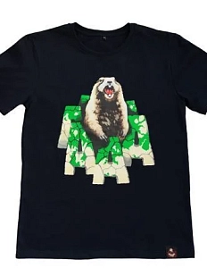 Футболка Barking Store «Сурок АААА», L муж., чёрный