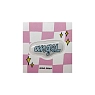 3D Стикер Катя Гиена "Angel", голубой, объемный, превью фото 1