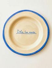 Тарелка ручной работы «Dolce far niente», керамика, 19 см