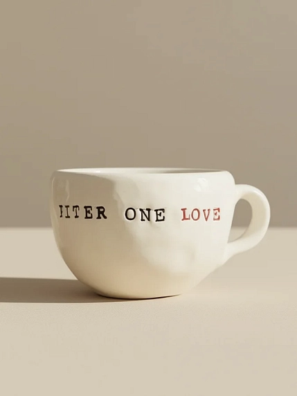 Кружка ручной работы Керамур с надписью «Сын маминой подруги», керамика, 350 мл, фото 1.