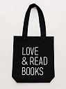 Сумка шоппер «Love and read», чёрный, превью фото 1