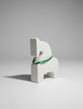 Гипсовая статуэтка «Лошадка», белая, 9 см