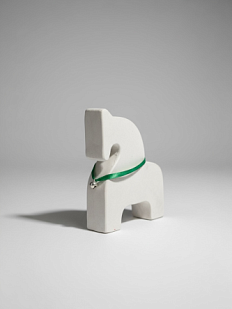 Гипсовая статуэтка «Лошадка», белая, 9 см