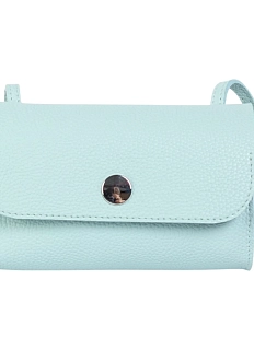 Сумка ручной работы «Roll», Kokosina bags, искусственная кожа, голубой