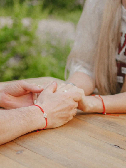 Браслеты парные WAF WAF «Львы», красные, фото 3.