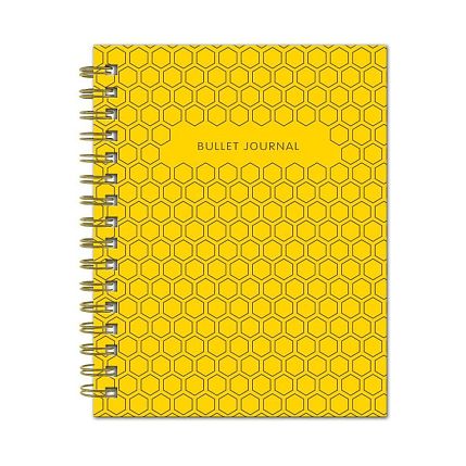 Блокнот-органайзер Bullet Journal, жёлтый, А5, фото 1.