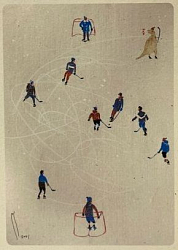 Открытка «Hockey», Максим Савва