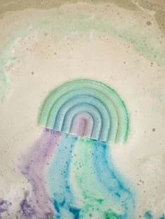 Бомбочка для ванны Вершина натуральности (Top Naturally) «Синяя радуга»