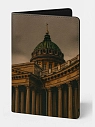 Обложка на паспорт DARI DARI «Казанский собор в пасмурный день», искусственная кожа, превью фото 1