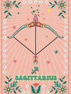 Тетрадь DARI DARI со знаком зодиака «Стрелец», А5, 40 листов, розовый