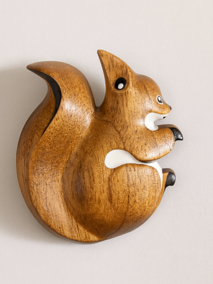 Брошь «Белка», фото 1.